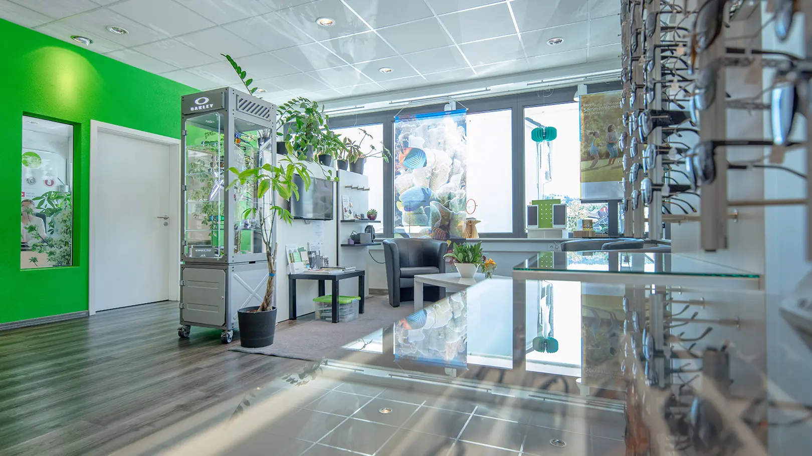 Verkaufsraum von Held Hören & Sehen in Jestetten