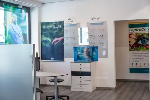 Blick in das Geschäft von Held Hören & Sehen