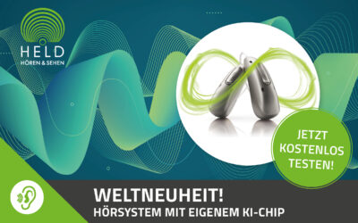 Weltneuheit – Das weltweit erste Hörsystem mit eigenem KI-Chip
